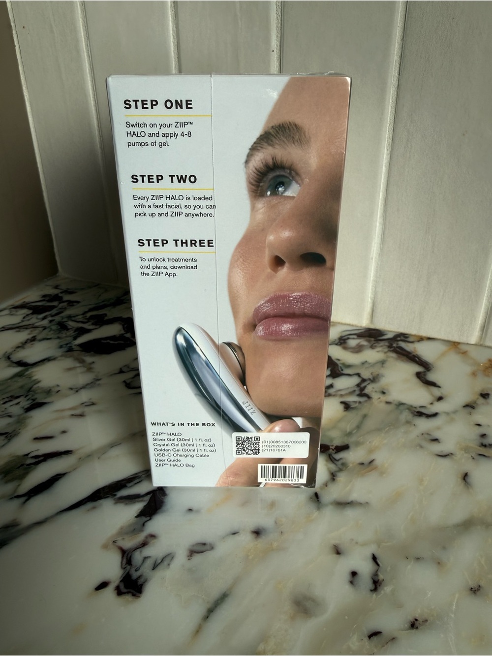ZIIP Halo Facial Device with Gel